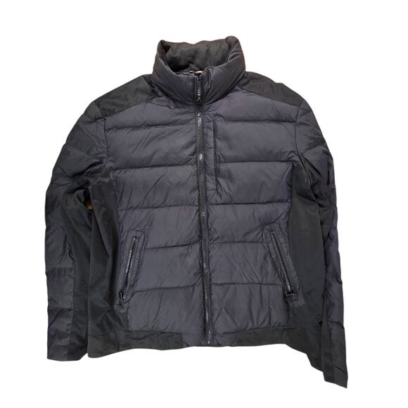 Paul & Shark Yachting Goose Down Puffer Jacket Size XL Mens Black Streetwear Y2K - Picture 1 of 11